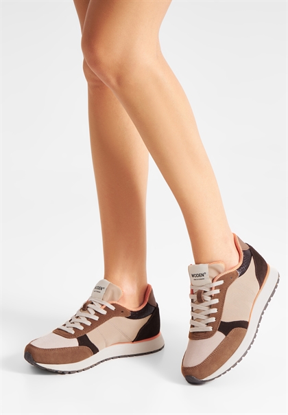 Woden Kondisko / Sneakers Ronja - Coffee Cream Multi
